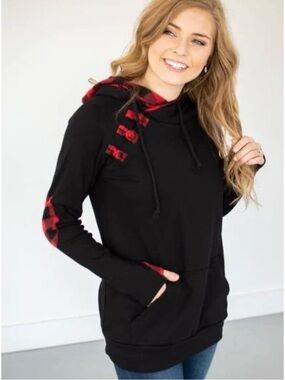 Rogue Society Buffalo Plaid Hoodie - Size XS